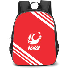 Western Force Backpack School Bag StudentPack - Large Logo With Stripe