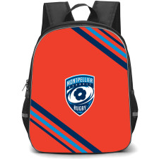 Montpellier Herault Rugby Backpack School Bag StudentPack - Large Logo With Stripe