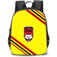 Lyon OU Rugby Backpack School Bag StudentPack - Large Logo With Stripe