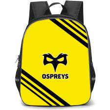 The Ospreys Backpack School Bag StudentPack - Large Logo With Stripe