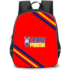 Zebre Parma Backpack School Bag StudentPack - Large Logo With Stripe