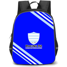 Racing 92 Backpack School Bag StudentPack - Large Logo With Stripe