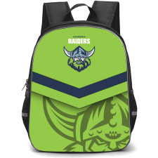 Canberra Raiders Rugby League Club Backpack School Bag StudentPack - Logo Green Poster
