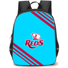 Queensland Reds Backpack School Bag StudentPack - Large Logo With Stripe