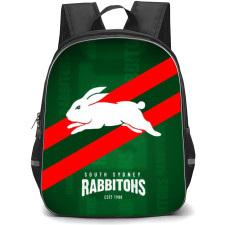 South Sydney District Rugby League Football Club Backpack School Bag StudentPack - Logo Green And Red Stripe Poster