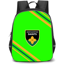 Northampton Saints Backpack School Bag StudentPack - Large Logo With Stripe