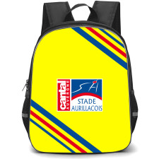Stade Aurillacois Cantal Auvergne Backpack School Bag StudentPack - Large Logo With Stripe