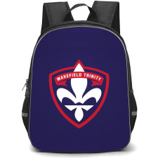 Wakefield Trinity Rugby League Football Club Backpack School Bag StudentPack - Logo Purple Grunge Background