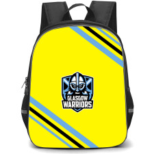Glasgow Warriors Backpack School Bag StudentPack - Large Logo With Stripe