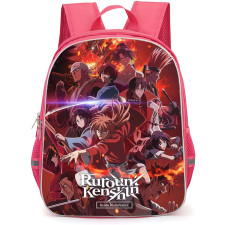 Rurouni Kenshin Backpack StudentPack - Rurouni Kenshin Characters Fighting Pose Poster Art