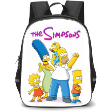 The Simpsons Backpack School Bag StudentPack - The Simpsons Characters Celebrating Happy Portrait Poster