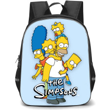 The Simpsons Backpack School Bag StudentPack - The Simpsons Characters Hugging Series Portrait Poster