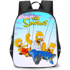 The Simpsons Backpack School Bag StudentPack - The Simpsons Characters Swing Poster