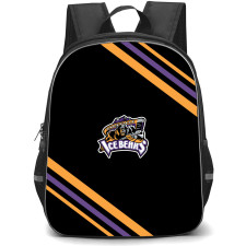 Knoxville Ice Bears Backpack School Bag StudentPack - Knoxville Ice Bears Large Logo With Stripe