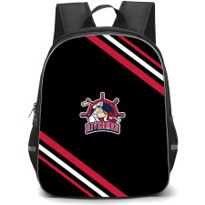 Peoria Rivermem Backpack School Bag StudentPack - Peoria Rivermem Large Logo With Stripe