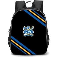 Roanoke Rail Yard Dawgs Backpack School Bag StudentPack - Roanoke Rail Yard Dawgs Large Logo With Stripe