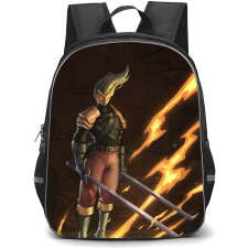 Slay The Spire 2 The Ironclad Backpack School Bag StudentPack - The Ironclad Fierce Fire Portrait