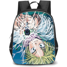 Sakamoto Days Shin Asakura Backpack StudentPack - Shin Asakura Gun Firing Anime Art Poster