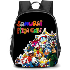 Samurai Pizza Cats Backpack School Bag StudentPack - Samurai Pizza Cats Characters Sticker
