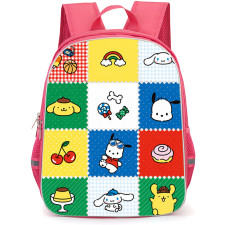 Sanrio Puppy Pals Backpack School Bag StudentPack - Sanrio Puppy Pals And Friends Grid Pattern Poster