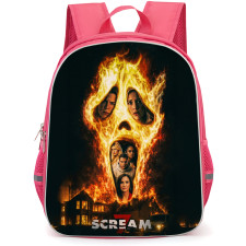 Scream 7 Backpack School Bag StudentPack - Characters Fire Mask Fierce Series Poster
