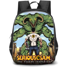 Serious Sam Backpack School Bag StudentPack - Serious Sam 2 Comic Art Poster