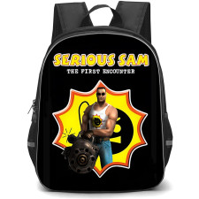 Serious Sam Backpack School Bag StudentPack - Serious Sam First Encounter Poster