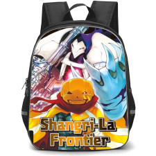 Shangri-La Frontier Backpack StudentPack - No Face & Cursed Prison Poster Art