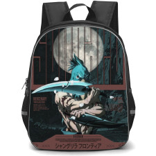 Shangri-La Frontier Sunraku Backpack StudentPack - Sunraku Birdman Poster Art