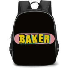Skating Baker Case Backpack StudentPack - Baker Logo Black Yellow