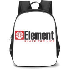 Skating Element Case Backpack StudentPack - Element Skate For Life Red Black