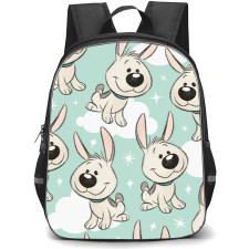 SkinnyDip Disney Backpack School Bag StudentPack - Disney x Skinnydip Bolt Mint Clouds Cute Pattern Poster