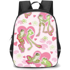 SkinnyDip Disney Backpack School Bag StudentPack - Disney x Skinnydip Princess And The Frog Tiana Naveen Romance Pink Pattern Poster