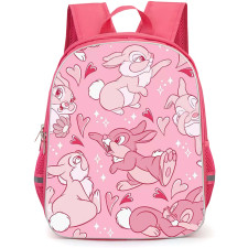 SkinnyDip Disney Backpack School Bag StudentPack - Disney x Skinnydip Thumper Pink Hearts Cute Valentine Aesthetic Bunny Poster