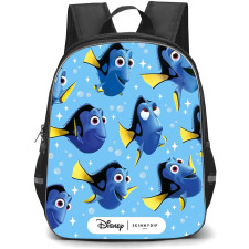 SkinnyDip Disney Pixar Backpack School Bag StudentPack - Disney Pixar x Skinnydip Dory Finding Nemo Blue Fish Pattern Poster