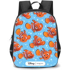 SkinnyDip Disney Pixar Backpack School Bag StudentPack - Disney Pixar x Skinnydip Nemo Finding Nemo Orange Fish Pattern Poster