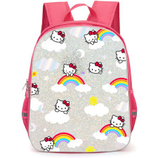 SkinnyDip Hello Kitty Backpack School Bag StudentPack - Hello Kitty x Skinnydip Rainbow Cloud Glitter Poster