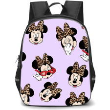 SkinnyDip Mickey Backpack School Bag StudentPack - Mickey x Skinnydip Minnie Mouse Leopard Bow Lavender Fashion Poster