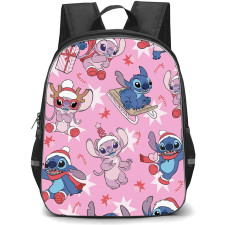 SkinnyDip Stitch Backpack School Bag StudentPack - Stitch x Skinnydip Christmas Angel Holiday Pink Poster