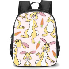 SkinnyDip Winnie The Pooh Backpack School Bag StudentPack - Winnie The Pooh x Skinnydip Rabbit Carrot Cute Pattern Art Poster
