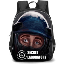 SCP Secret Laboratory Backpack School Bag StudentPack - SCP Secret Laboratory Eyes Wide Open Horror Art Poster