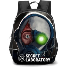 SCP Secret Laboratory Backpack School Bag StudentPack - SCP Secret Laboratory Broken Mask Mystery Art Poster