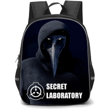 SCP Secret Laboratory Plague Doctor Backpack School Bag StudentPack - SCP-049 Plague Doctor Mysterious Poster