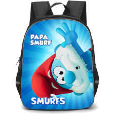 The Smurfs Papa Smurf Backpack School Bag StudentPack - Smurfs Movie 2025 Papa Smurf Poster