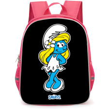 The Smurfs Smurfette Backpack School Bag StudentPack - Smurfette Standing Minimalist Art Sticker