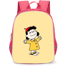 Snoopy Lucy School Backpack StudentPack - Lucy In Yellow Jacket Portrait