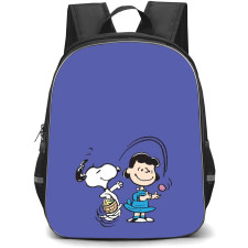 Snoopy School Backpack StudentPack - Lucy And Snoopy Easter Egg