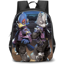 Star Fox Backpack StudentPack - Falco And Wolf O Donnell Fierce Portrait Poster