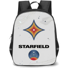 Starfield Backpack School Bag StudentPack - Starfield Game Logo Wordmark Poster