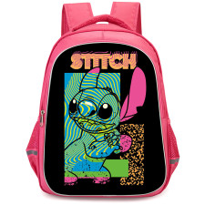 Lilo & Stitch Backpack StudentPack - Stitch Smiling Portrait Pop Art